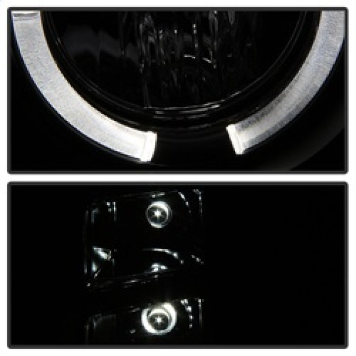 Spyder GMC Sierra 1500/2500 07-13 Projector Headlights LED Halo- LED Blk Smke PRO-YD-GS07-HL-BSM - Bull Strap