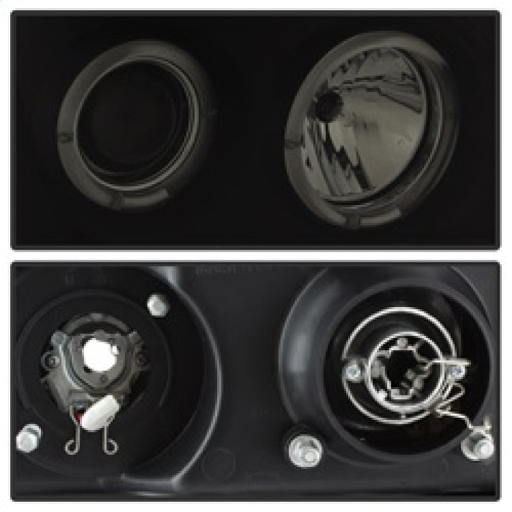 Spyder GMC Sierra 1500/2500 07-13 Projector Headlights LED Halo- LED Blk Smke PRO-YD-GS07-HL-BSM - Bull Strap