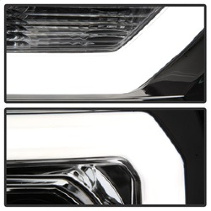 Spyder GMC Sierra 1500/2500/3500 07-13 V2 Projector Headlights - Chrome PRO-YD-GS07V2-LBDRL-C - Bull Strap