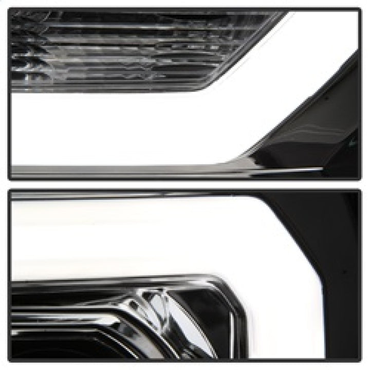 Spyder GMC Sierra 1500/2500/3500 07-13 V2 Projector Headlights - Chrome PRO-YD-GS07V2-LBDRL-C - Bull Strap