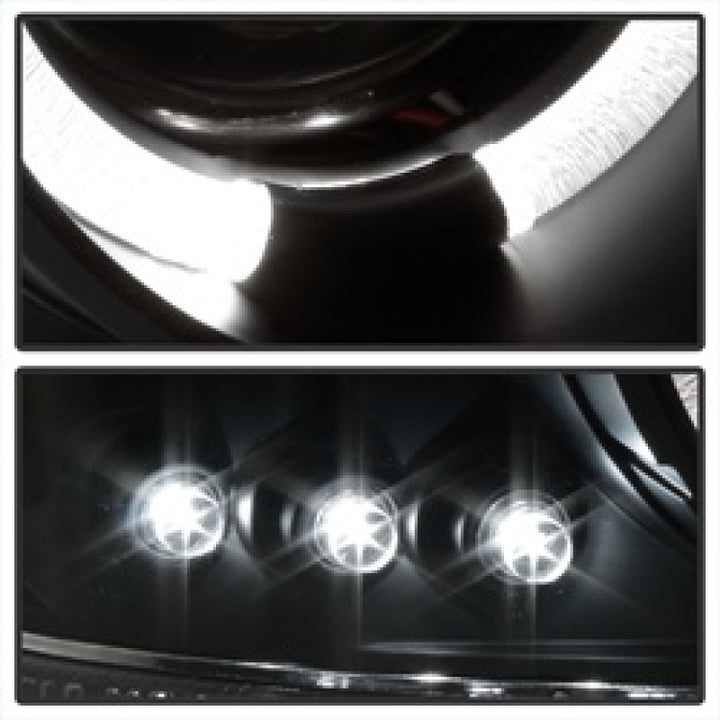 Spyder GMC Sierra 1500/2500/3500 99-06 Projector Headlights LED Halo LED Black PRO-YD-CDE00-HL-BK - Bull Strap