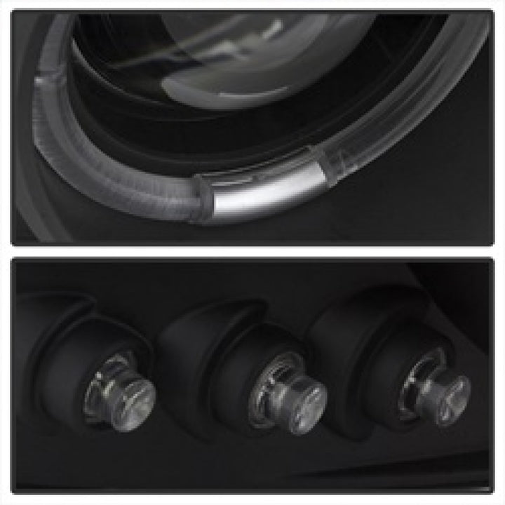 Spyder GMC Sierra 1500/2500/3500 99-06 Projector Headlights LED Halo LED Black PRO-YD-CDE00-HL-BK - Bull Strap