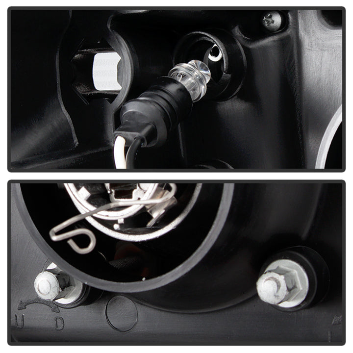 Spyder GMC Sierra 1500/GMC Sierra Denali 08-13 Projector LED Halo- LED Blk PRO-YD-GS07-HL-BK - Bull Strap