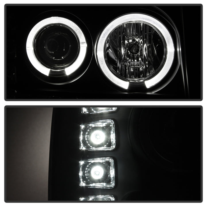 Spyder GMC Sierra 1500/GMC Sierra Denali 08-13 Projector LED Halo- LED Blk PRO-YD-GS07-HL-BK - Bull Strap