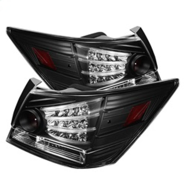 Spyder Honda Accord 08-12 4DR LED Tail Lights Black ALT-YD-HA08-4D-LED-BK - Bull Strap