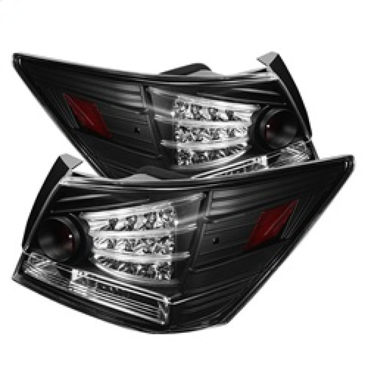 Spyder Honda Accord 08-12 4DR LED Tail Lights Black ALT-YD-HA08-4D-LED-BK - Bull Strap