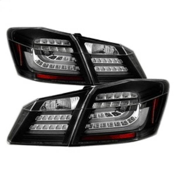 Spyder Honda Accord 2013-2015 4DR LED Tail Lights - Black ALT-YD-HA13LED-LED-BK - Bull Strap