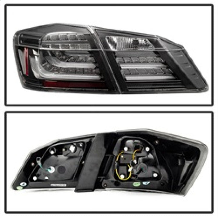 Spyder Honda Accord 2013-2015 4DR LED Tail Lights - Black ALT-YD-HA13LED-LED-BK - Bull Strap