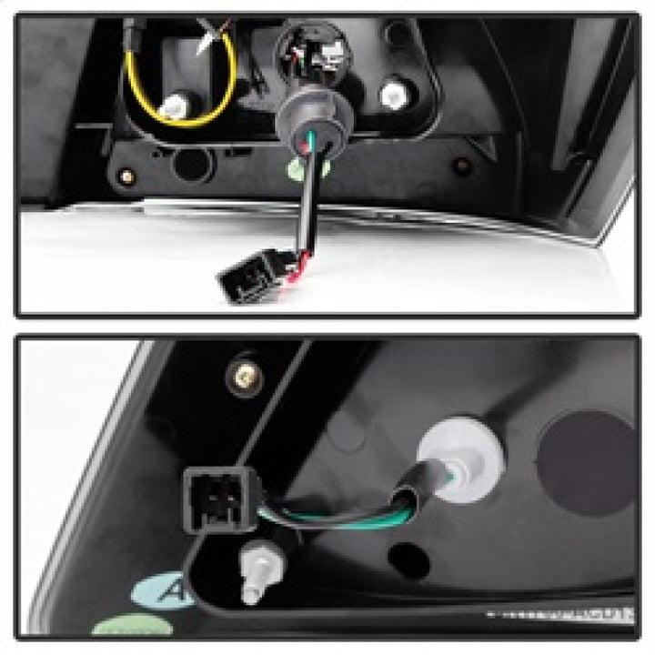 Spyder Honda Accord 2013-2015 4DR LED Tail Lights - Black ALT-YD-HA13LED-LED-BK - Bull Strap