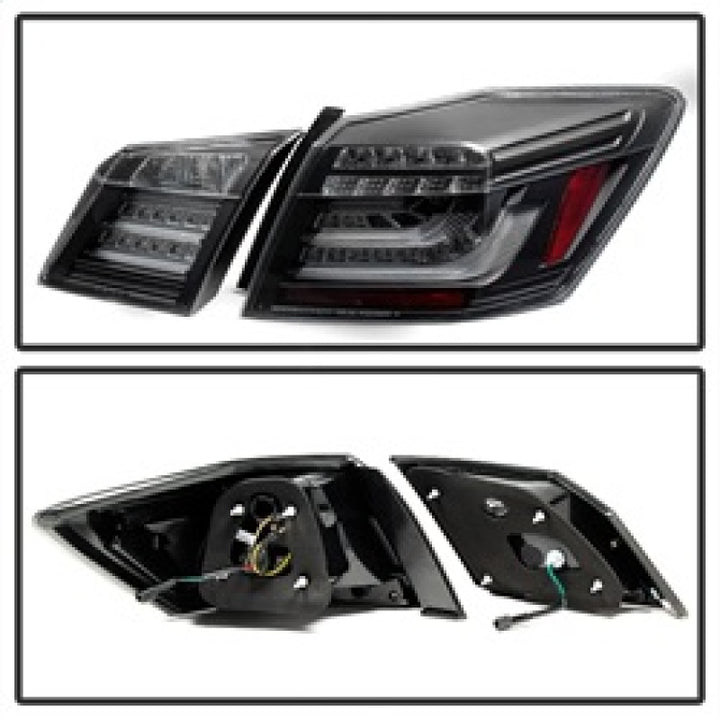 Spyder Honda Accord 2013-2015 4DR LED Tail Lights - Black ALT-YD-HA13LED-LED-BK - Bull Strap