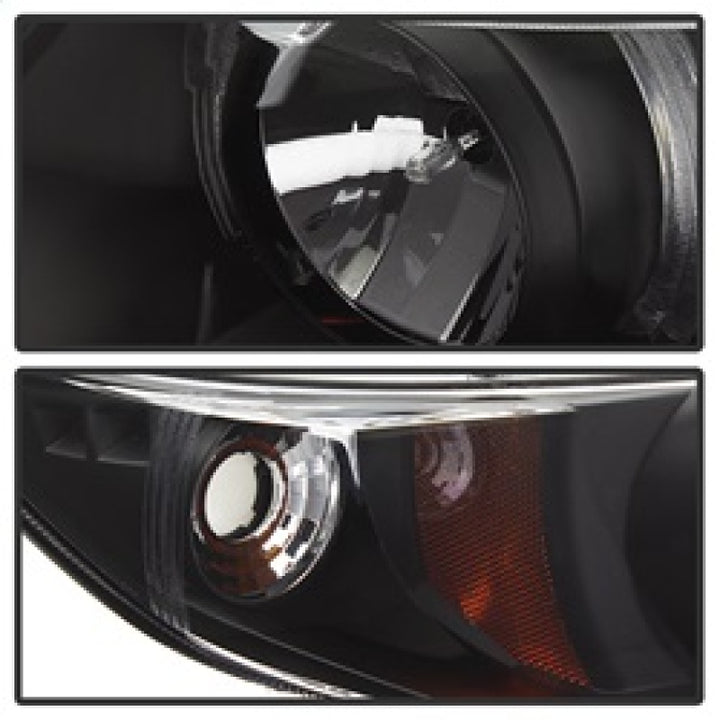 Spyder Honda Civic 06-08 2Dr Projector Headlights LED Halo Black High H1 Low H1 PRO-YD-HC06-2D-HL-BK - Bull Strap