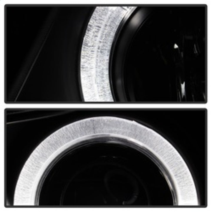 Spyder Honda Civic 06-08 2Dr Projector Headlights LED Halo Black High H1 Low H1 PRO-YD-HC06-2D-HL-BK - Bull Strap