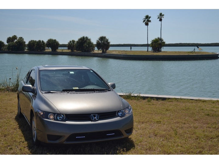 Spyder Honda Civic 06-08 2Dr Projector Headlights LED Halo Black High H1 Low H1 PRO-YD-HC06-2D-HL-BK - Bull Strap
