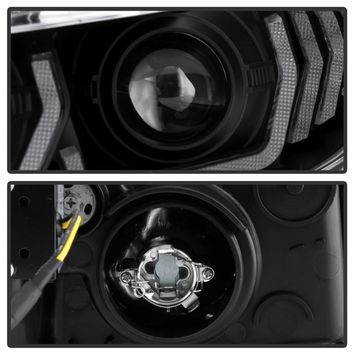 Spyder Honda Civic 16- 2DR/4DR/Hatchback Projector Headlights - Black PRO-YD-HC16SI-SEQGR-BK - Bull Strap