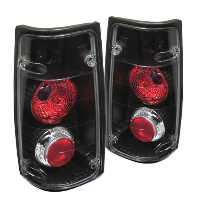 Spyder Isuzu Rodeo 91-97/Isuzu Amigo 89-94 Euro Style Tail Lights Black ALT-YD-IR91-BK - Bull Strap