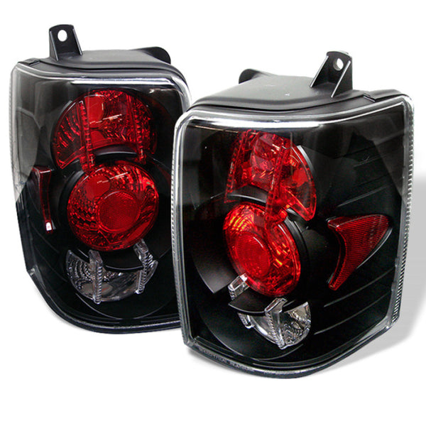 Spyder Jeep Grand Cherokee 93-98 Euro Style Tail Lights Black ALT-YD-JGC93-BK - Bull Strap
