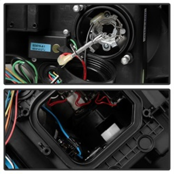 Spyder Lexus GS 300 / 350 / 450 06-11 Headlights - HID Model Only - Black PRO-YD-LG06-HID-DRL-BK - Bull Strap