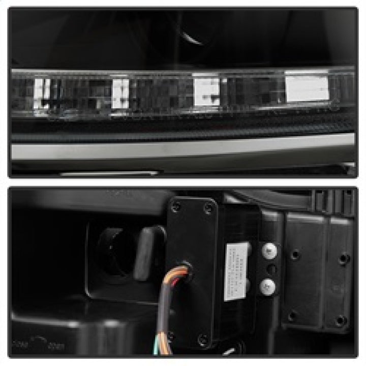 Spyder Lexus GS 300 / 350 / 450 06-11 Headlights - HID Model Only - Black PRO-YD-LG06-HID-DRL-BK - Bull Strap