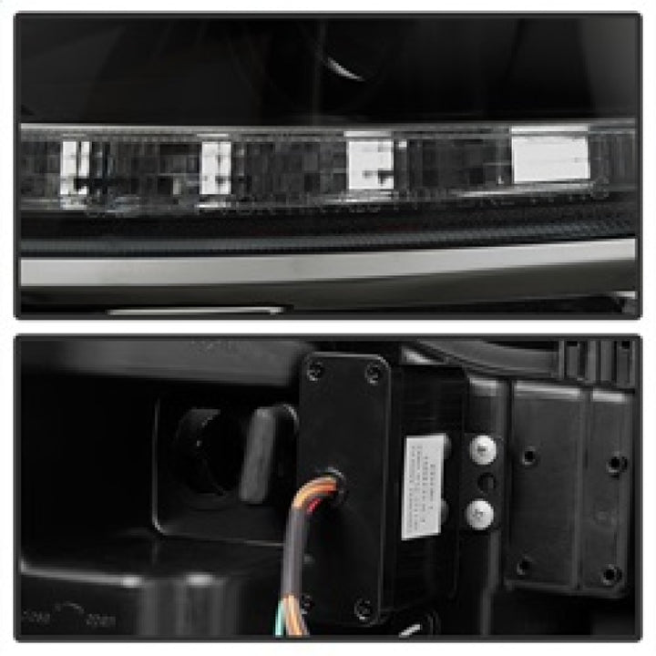 Spyder Lexus GS 300 / 350 / 450 06-11 Headlights - HID Model Only - Black PRO-YD-LG06-HID-DRL-BK - Bull Strap