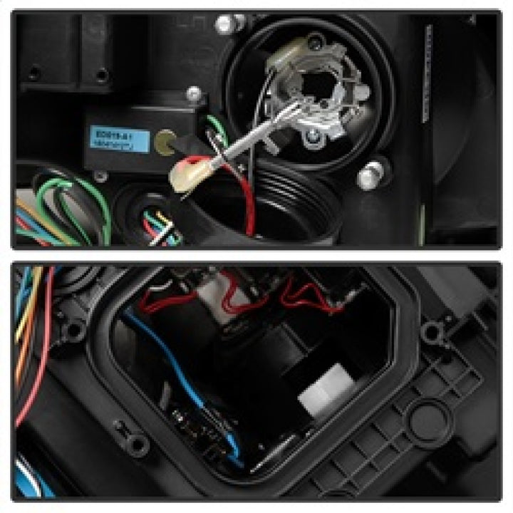 Spyder Lexus GS 300 / 350 / 450 06-11 Headlights - HID Model Only - Black PRO-YD-LG06-HID-DRL-BK - Bull Strap