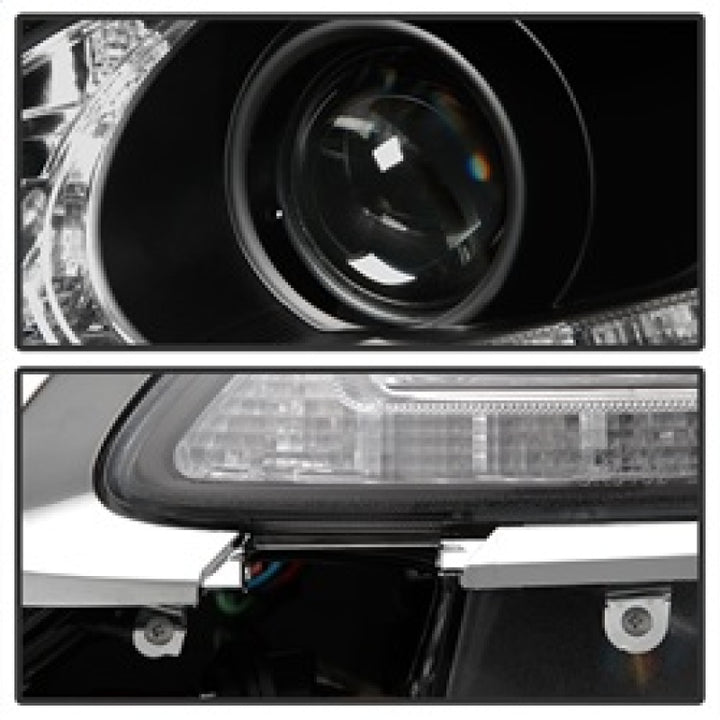Spyder Lexus GS 300 / 350 / 450 06-11 Headlights - HID Model Only - Black PRO-YD-LG06-HID-DRL-BK - Bull Strap