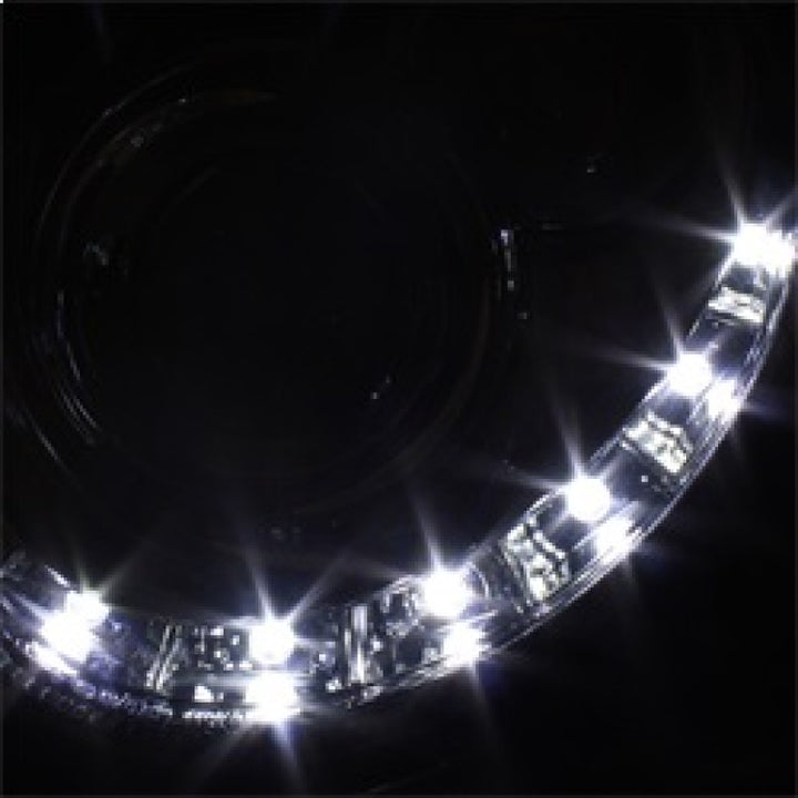 Spyder Mercedes Benz CLK 03-09 Projector Halogen Model- LED Halo DRL Chrm PRO-YD-MBCLK03-DRL-C - Bull Strap