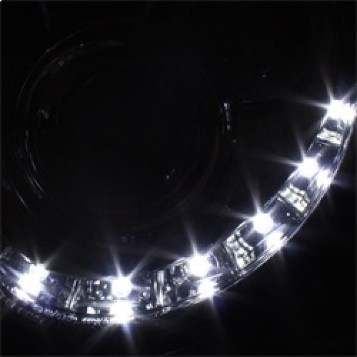 Spyder Mercedes Benz CLK 03-09 Projector Halogen Model- LED Halo DRL Chrm PRO-YD-MBCLK03-DRL-C - Bull Strap