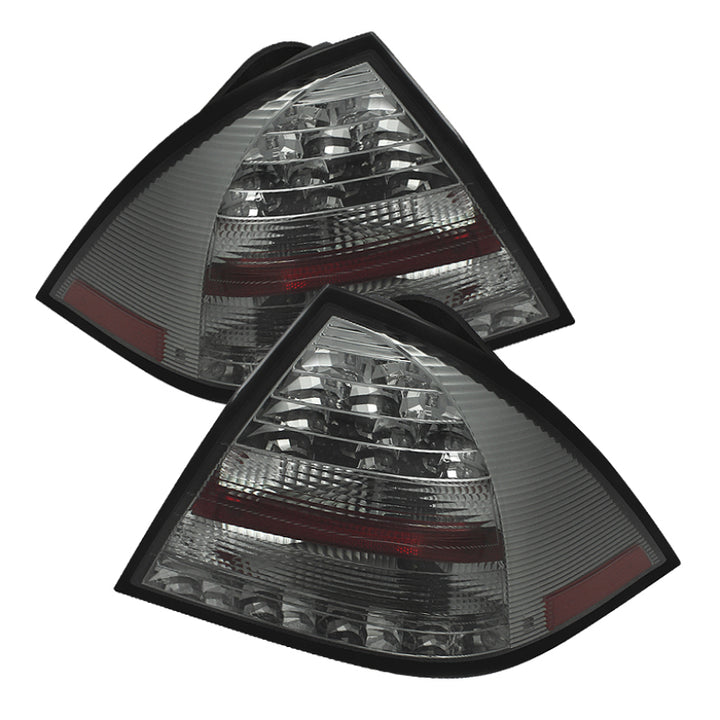 Spyder Mercedes Benz W203 C-Class 05-07 4DR Sedan LED Tail Lights Smoke ALT-YD-MBZC05-LED-SM - Bull Strap