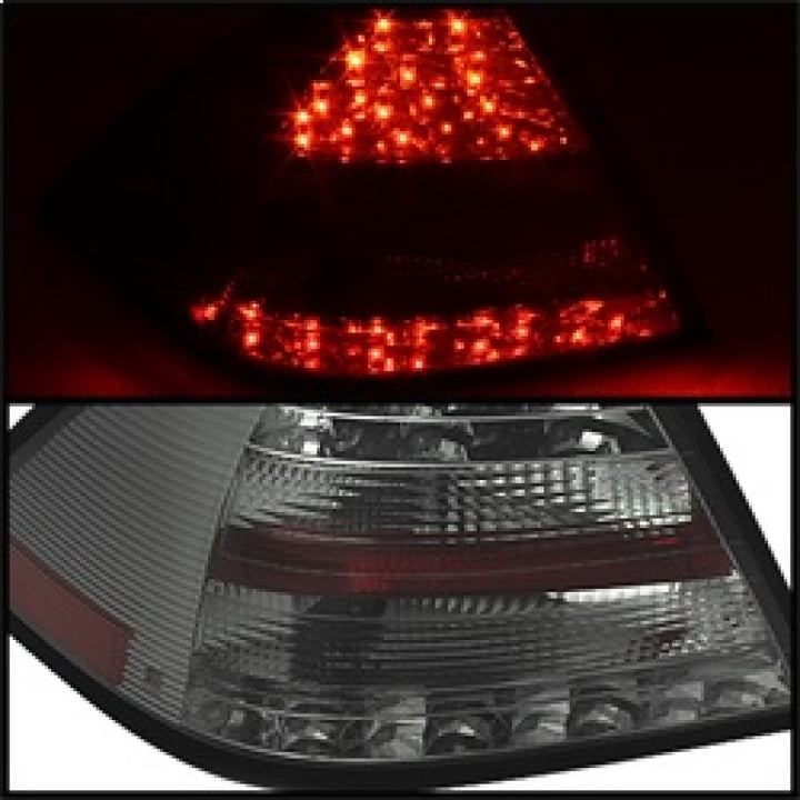 Spyder Mercedes Benz W203 C-Class 05-07 4DR Sedan LED Tail Lights Smoke ALT-YD-MBZC05-LED-SM - Bull Strap