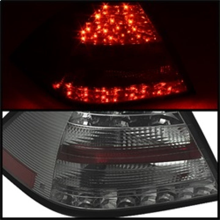 Spyder Mercedes Benz W203 C-Class 05-07 4DR Sedan LED Tail Lights Smoke ALT-YD-MBZC05-LED-SM - Bull Strap