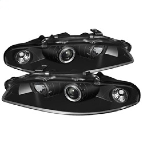 Spyder Mitsubishi Eclipse 97-99 Projector Headlights LED Halo Black High H1 Low H1 PRO-YD-ME97-HL-BK - Bull Strap