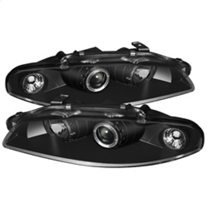 Spyder Mitsubishi Eclipse 97-99 Projector Headlights LED Halo Black High H1 Low H1 PRO-YD-ME97-HL-BK - Bull Strap