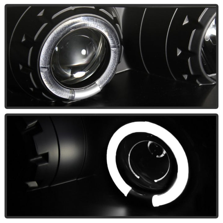 Spyder Mitsubishi Eclipse 97-99 Projector Headlights LED Halo Black High H1 Low H1 PRO-YD-ME97-HL-BK - Bull Strap