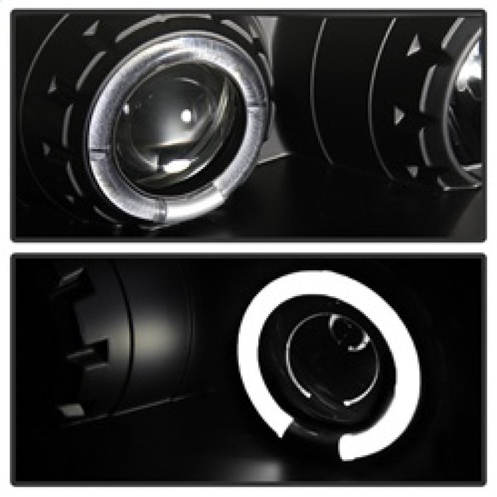 Spyder Mitsubishi Eclipse 97-99 Projector Headlights LED Halo Black High H1 Low H1 PRO-YD-ME97-HL-BK - Bull Strap