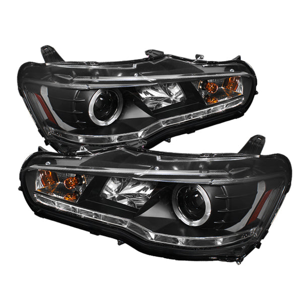 Spyder Mitsubishi Lancer/EVO-10 08-14 Projector Xenon/HID- LED Halo DRL Blk PRO-YD-ML08-HID-DRL-BK - Bull Strap