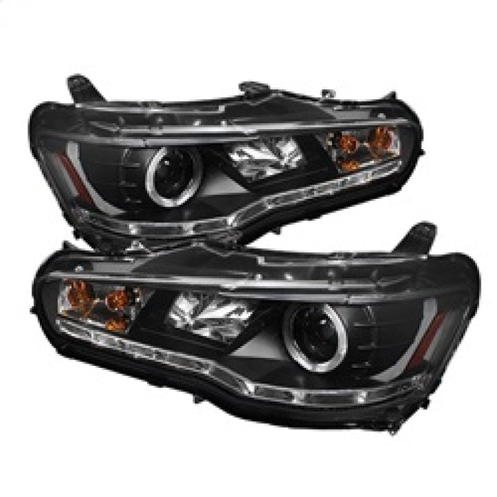 Spyder Mitsubishi Lancer/EVO-10 08-14 Projector Xenon/HID- LED Halo DRL Blk PRO-YD-ML08-HID-DRL-BK - Bull Strap