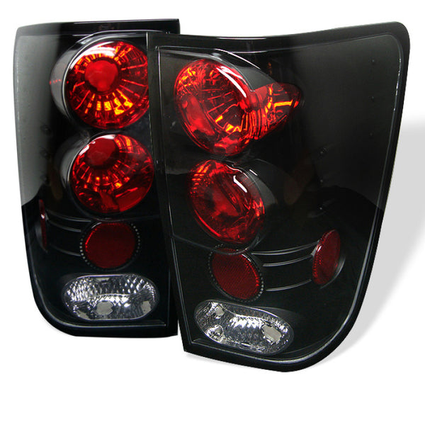 Spyder Nissan Titan 04-14 Euro Style Tail Lights Black ALT-YD-NTI04-BK - Bull Strap