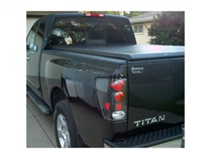 Spyder Nissan Titan 04-14 Euro Style Tail Lights Black ALT-YD-NTI04-BK - Bull Strap
