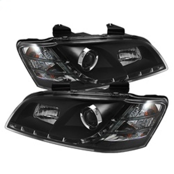 Spyder Pontiac G8 08-09 Projector Headlights DRL Black High H1 Low H7 PRO-YD-PG808-DRL-BK - Bull Strap