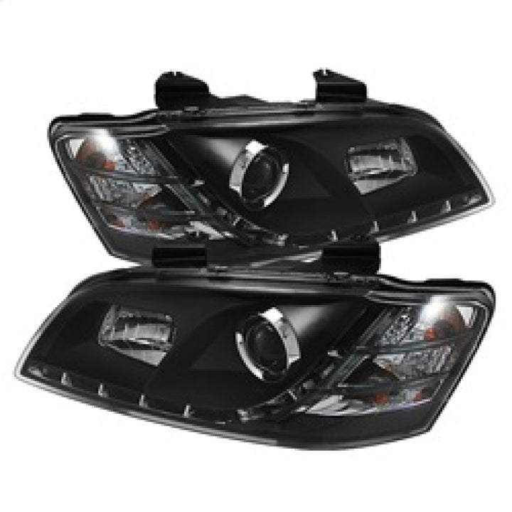 Spyder Pontiac G8 08-09 Projector Headlights DRL Black High H1 Low H7 PRO-YD-PG808-DRL-BK - Bull Strap