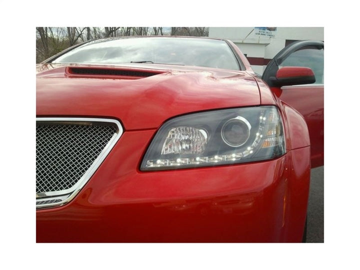 Spyder Pontiac G8 08-09 Projector Headlights DRL Black High H1 Low H7 PRO-YD-PG808-DRL-BK - Bull Strap