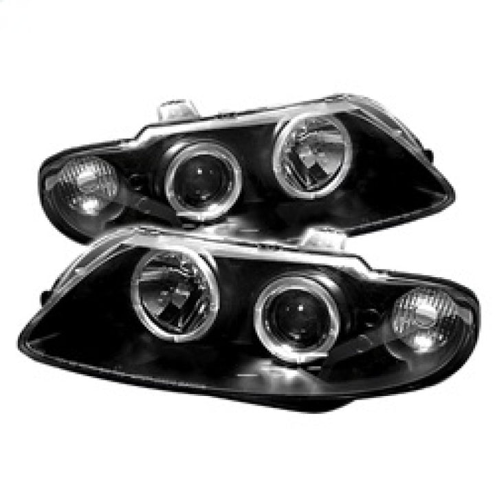 Spyder Pontiac GTO 04-06 Projector Headlights LED Halo LED Black High H1 Low H1 PRO-YD-PGTO04-HL-BK - Bull Strap