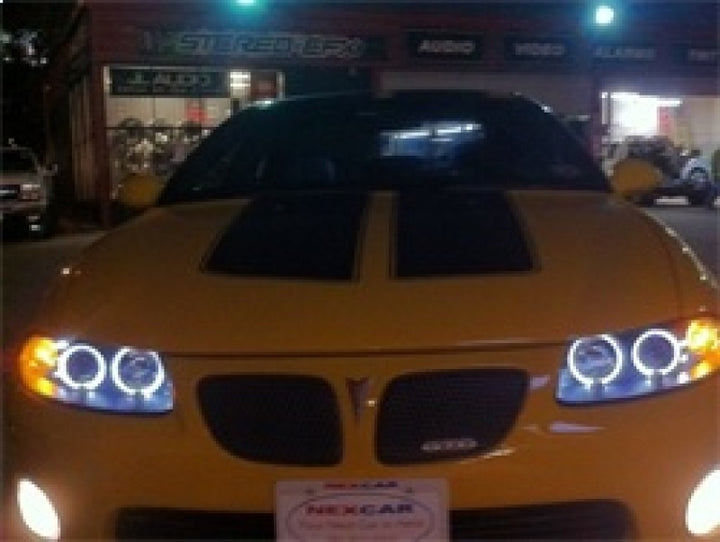 Spyder Pontiac GTO 04-06 Projector Headlights LED Halo LED Black High H1 Low H1 PRO-YD-PGTO04-HL-BK - Bull Strap