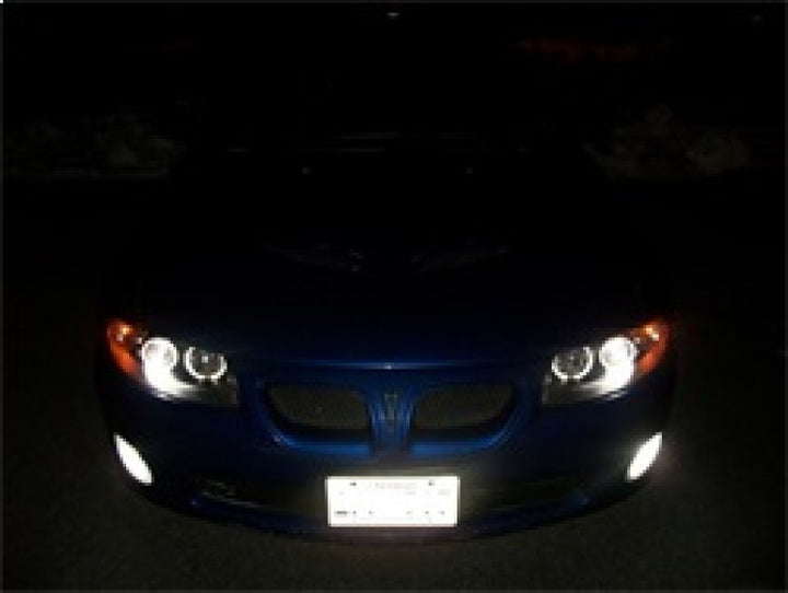 Spyder Pontiac GTO 04-06 Projector Headlights LED Halo LED Black High H1 Low H1 PRO-YD-PGTO04-HL-BK - Bull Strap