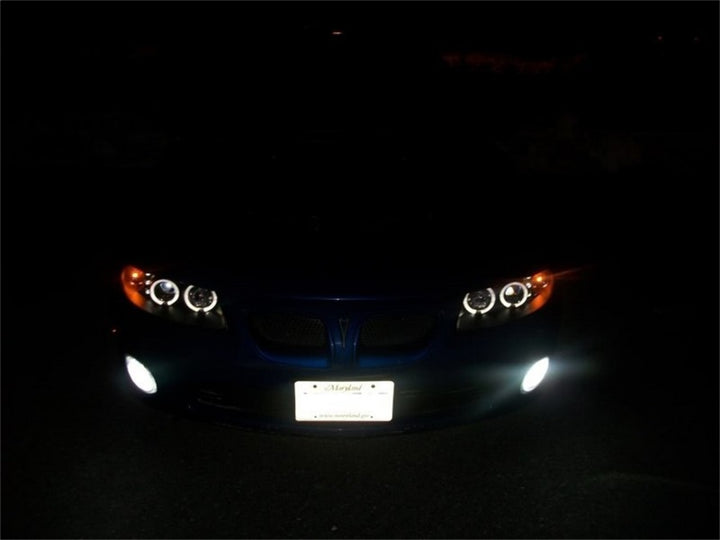 Spyder Pontiac GTO 04-06 Projector Headlights LED Halo LED Black High H1 Low H1 PRO-YD-PGTO04-HL-BK - Bull Strap