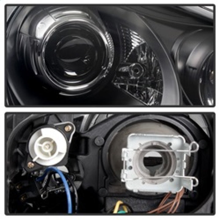 Spyder Porsche Cayenne 03-06 Projector Xenon/HID Model- DRL LED Blk PRO-YD-PCAY03-HID-DRL-BK - Bull Strap
