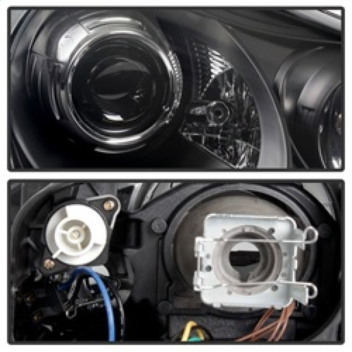 Spyder Porsche Cayenne 03-06 Projector Xenon/HID Model- DRL LED Blk PRO-YD-PCAY03-HID-DRL-BK - Bull Strap