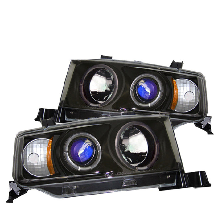 Spyder Scion XB 03-07 Projector Headlights LED Halo Black High H1 Low 9006 PRO-YD-TSXB03-HL-BK - Bull Strap