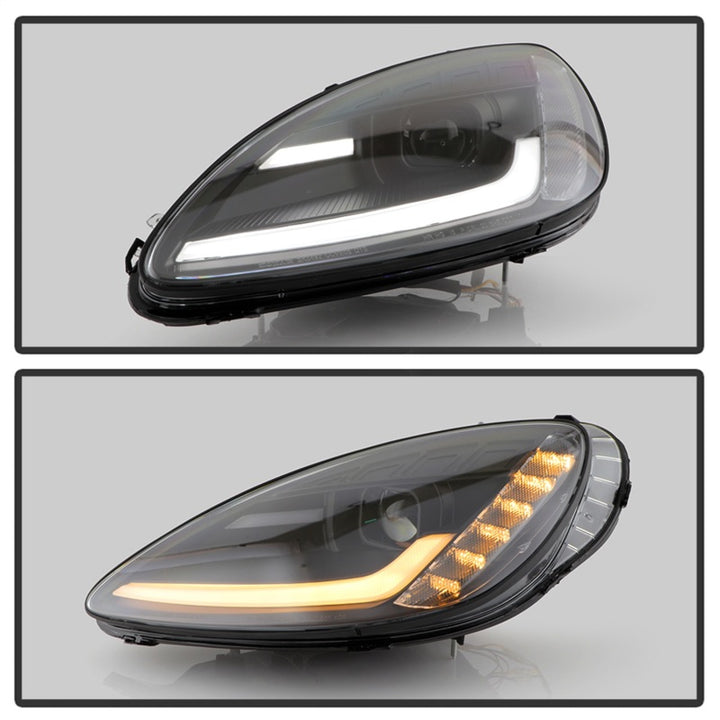 Spyder Signature Series 05-13 Chevrolet Corvette C6 Projector Headlights - Bull Strap