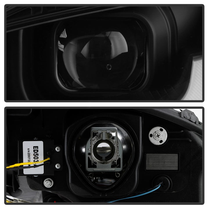 Spyder Signature Series 05-13 Chevrolet Corvette C6 Projector Headlights - Bull Strap